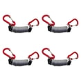 thumbnail image 5 of figatia 4Pcs Fishing Lanyards with Carabiners Steel Wire Portable Fishing Rod Tether, 5 of 8