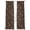Brown, variant on Brown Floral Sheer Curtains 96 Inch Length 2 Panels Set, Vintage Spring Botanical Flowers Voile Window Treatment Semi Sheer Long Curtains Drapes for Bedroom/Living Room/Kitchen 52"x96"x2
