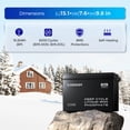 thumbnail image 4 of Renogy Lithium Iron Phosphate Battery 48V 50Ah Expandable Backup, Black, 4 of 8