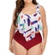 thumbnail image 4 of Traje de baño informal con estampado de cintura alta de talla grande para mujer Bikini Ropa de playa Traje de baño Fridja nalpqowj22318, 4 of 8