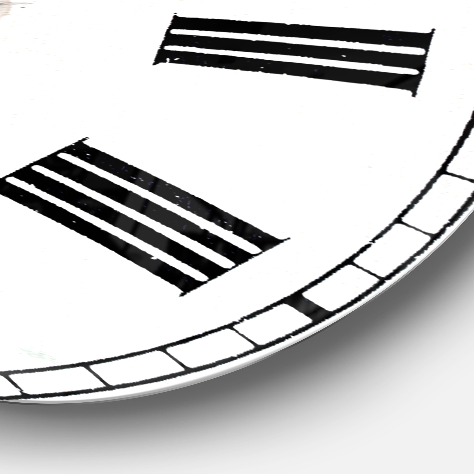 Designart 'A Country Weekend VII No Border' Traditional wall clock
