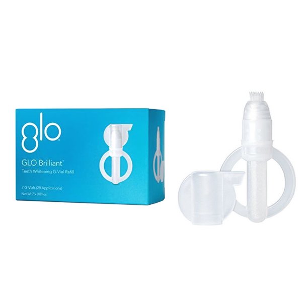 GLO Science GLO Brilliant Teeth Whitening Device GVials Refills