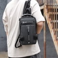 thumbnail image 5 of Bolso de hombro de los hombres de la mochila de Crossbody, bolso ligero de la honda de la mochila que camina la mochila de la bicicleta que viaja, 5 of 5