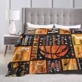 thumbnail image 6 of Basketball Blanket Ultra Soft for All Seasons 80x60, 6 of 6