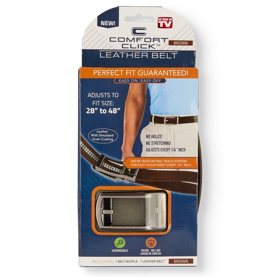 Comfort Click Men's Comfort Click Perfect Fit Adjustable Belt As Seen on TV