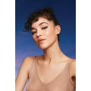 COVERGIRL Exhibitionist Lash Enhancing Liquid Eyeliner, 100 Matte Black Waterproof, 0.3 fo