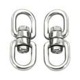 thumbnail image 2 of LOVIVER 6-10pack 2pcs Stainless Steel Rotation Buckles for Outdoor Climbing 10 Pcs, 2 of 8