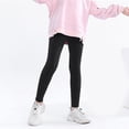 thumbnail image 6 of NIEWTR Cute Printed Girls Stretch Ankle Leggings Ankle Length Girl’s Girls Leggings with Pockets-Kids Soft High Waist Athletic Workout Dance Running Yoga Pants (A-Black,2-3 Years), 6 of 6