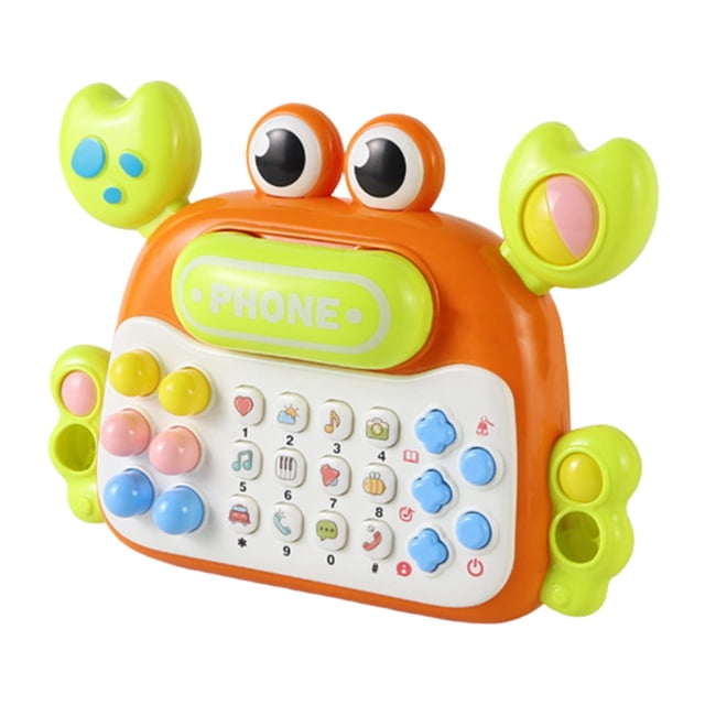 Juguete Educativo perfecl Telefónico en Rollo Musical Multifuncional Naranja