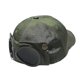 thumbnail image 4 of Gorra de aviador con personalidad, gafas, gorra de béisbol, gafas de sol, gorra, sombrero de disfraz, unisex, multicolor opcional, negro, 4 of 5