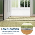 thumbnail image 6 of Checkered Area Rug 6x9, No Slip Washable Rug, Modern Bedroom Rug Under Bed Ultra Carpet, Low-Pile Rugs for Living Room Bedroom Dining Room, Green, 6 of 7