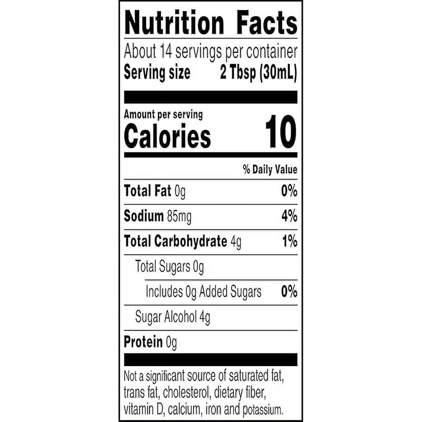 (2 pack) Smucker's Sugar Free and Low Calorie Breakfast Syrup, 14.5 fl oz Bottle