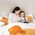 thumbnail image 4 of Erosebridal Funny Capybara Twin Comforter Sets For Kids,Cartoon Rodent Animals Bedding Set For Girls Reversible 2pcs, 4 of 7