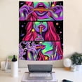 thumbnail image 2 of Gojian Mushroom Tapestry Hippie Tapestry for Bedroom Cute Tapestries Aesthetic Wall Tapestries Hanging for Bedroom Dorm Living Room, 2 of 6
