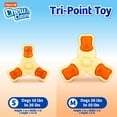 thumbnail image 3 of Hartz Chew 'n Clean Tri-Point Medium Dog Toy, Nylon, 1ct, 3 of 8