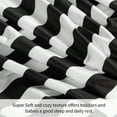 thumbnail image 5 of Ntbay 100% Brushed Microfiber Fitted Crib Sheets, Ultra Cozy and Soft Crib Sheet for Standard Crib and Toddler Mattresses, Boys, Girls, Unisex, 28" x 52", Black Stripes, 5 of 5