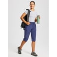thumbnail image 6 of baleaf Women's Hiking Shorts Quick Dry Lightweight Capris Estate Blue L, 6 of 6