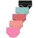 thumbnail image 1 of Gibobby Ropa Interior Elástica para Mujer 5 Piezas Calzoncillos Patchwork Color Ropa interior Bragas Bikini Sólido Calzoncillos para mujer Bragas Íntimos（Multicolor， 3XL), 1 of 5