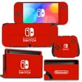 thumbnail image 4 of KIPLINK Nintendo Switch OLED Skin Decal – Full Body Vinyl Cover, Anti-Scratch & Waterproof, Bubble-Free Installation, Solid Colors, 4 of 28