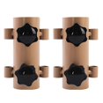 thumbnail image 3 of Ensemble de 2 Pcs de Tube Fixe pour Mât de Store Coupe-Vent Réglable Accessoires de Support de Tente de Camping Extérieur, 3 of 5