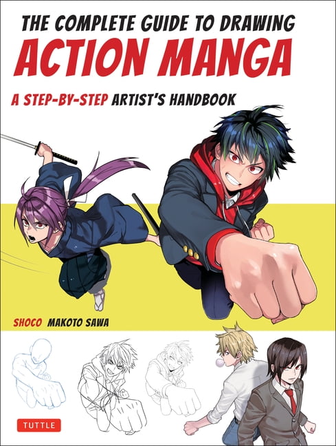 How to Draw Fighting Wrestling Action Poses Art Book Guide Anime Manga Girls