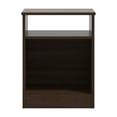 thumbnail image 3 of Mainstays Ardent Open Shelf Nightstand, Dark Walnut, 3 of 16