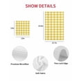 thumbnail image 7 of Yellow Gradient Kitchen Dish Towels for Drying Dishes Set of 3, Farm Plaid Buffalo Checkered Gingham Waffle Weave Microfiber Hand Tea Bathroom Towels Quick Dry & Absorbent Towel 15.7x23.6, 7 of 7
