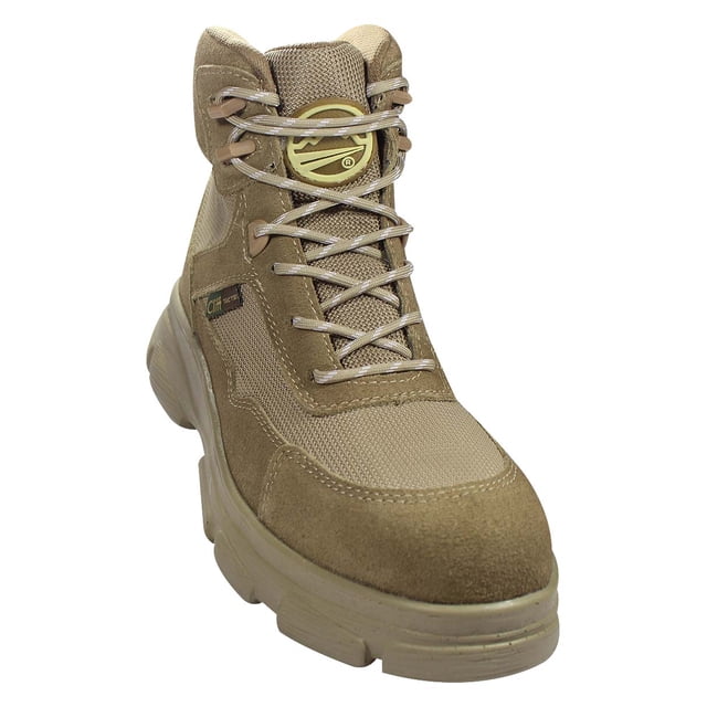 BOTA INDUSTRIAL CLIFF HOMBRE ARENA GAMUZA 3703 LEON 3703p