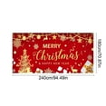 thumbnail image 3 of PRETXORVE Christmas Decorations, Christmas Decor, Garage Garage Festive Scene Door Party Background, 3 of 6