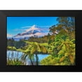 thumbnail image 2 of Krahmer, Frank 14x11 Black Modern Framed Museum Art Print Titled - Taranaki Mountain and Lake Mangamahoe- New Zealand, 2 of 5