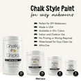 thumbnail image 4 of Chalky Chicks 8 Fl Oz Matte Old Lace (Off White) Chalk Paint for Furniture Without Sanding - No Prep Furniture Paint No Sanding All in One for Crafts, Wood, Walls, Cabinet, Metal, Dresser, Farmhouse, 4 of 9