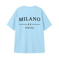 thumbnail image 4 of YM Cute Shirts for Girls Light Blue for 15-16 Years,Girls Split Short Sleeve T Shirt Round Neck Casual Tee Top for Kids Comfortable Soft Daily Wear, 4 of 4