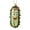 A, variant on Christmas Tree Ornaments, Acrylic Christmas Decorations, Mini Cucumber Pendant for Xmas Tree, Transparent Glossy Durable Hanging Decoration with Rope for Car Gift Packaging and Festive Use