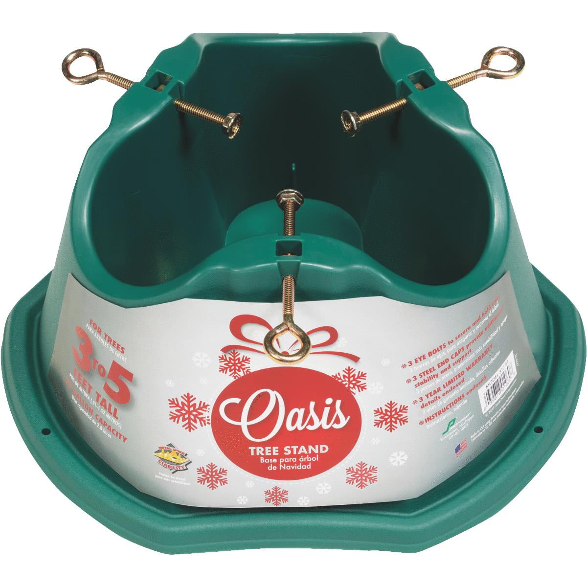 Green Plastic Christmas Tree Stand 
