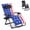 Star Spangled, variant on edx Zero Gravity Chair with Cushion 440 LB Capacity Folding Outdoor Lounge Chair for Patio Outdoor with Cup Holder & Headrest