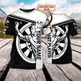 thumbnail image 1 of PLstar Cosmos-Camiseta de dardos con nombre personalizado para hombre, camisa con estampado 3D, de manga corta, informal, Unisex, DW83Adult size 7XL Gao Jinjia LED, 1 of 2