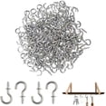 thumbnail image 1 of 200 PCS Mini Ceiling Screw Hooks for Hanging 1/2 Inch Cup Hooks Screw Plants Mug Arts Decorations, 1 of 5
