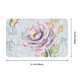 thumbnail image 5 of Vintage Rose Door Mat for Indoor, Welcome Door Mats Front Entrance Rug, Non-Slip Bathroom kitchen Rugs for Inside Floor, Small Rug Dog Door Mat 20X31.5 Inch, 5 of 5