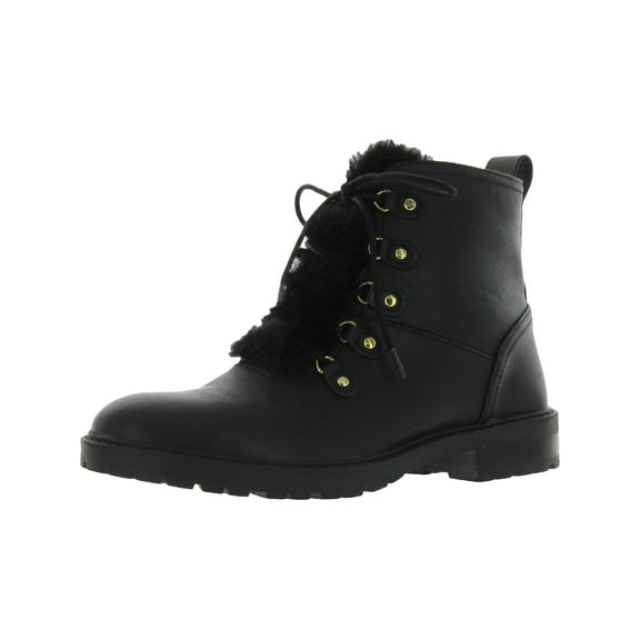 Lauren Ralph Lauren Womens Elliot Leather Waterproof Ankle Boots