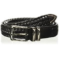 thumbnail image 2 of Perry Ellis Men's Portfolio Braided Belt, Black, 34, 2 of 4