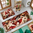 thumbnail image 5 of YIMEIS Flannel printed Christmas kitchen decorative mats, kitchen mats, bathroom mats, door mats, carpets, durable Valentine's Day Romantic Elves 15.7'' x 23.6''+19.7'' x 31.5''+17.7'' x 47.2'', 5 of 10