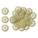 thumbnail image 2 of 100 conectores de colgantes huecos de metal para hacer pulseras y pendientes. Oro, 2 of 8