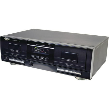 PYLE PRO PT659DU Dual Cassette Deck with MP3 (Best Cassette Deck For Playback)