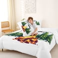 thumbnail image 4 of Catabedysis Cartoon Camping Full Size Comforter Sets,Bonfire Print Bedding Comforter Set For Boys,Multicolor,Reversible,3pcs,1 Comforter and 2 Pillowcases, 4 of 7