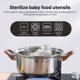 thumbnail image 5 of Juego de 12 piezas de ollas y sartenes de acero inoxidable antiadherente con tapa - Incluye tetera de 3L - Cocina saludable sin humo - Compatible con todo tipo de estufas (inducción, gas, eléctrica), 5 of 5