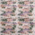 thumbnail image 1 of oneOone Cotton Poplin Twill Dark Rose Brown Fabric Beach Hawai Sewing Fabric By The Yard Printed Diy Clothing Sewing Supplies 56 Inch Wide, 1 of 4