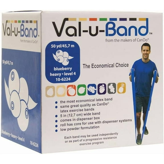 Val-U-Band Low Powder Exercise Fitness Band - 50 yard