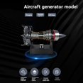 thumbnail image 2 of Modelo de Ventilador de Motor de Turbofán TR900/A380 1:25 Experimento Científico Avión A Reacción Eléctrico Turbofán con Luz Juguetes Impresos en 3D, 2 of 8