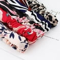 thumbnail image 6 of Wide Knotted Headbands for Women - 12 Pack Boho Hair Accessories, Elastic Turban Bandeau, Flower Printed Plastic Head Band Vintage Cross Hair Accessories for Washing Face, Style 2, 6 of 8