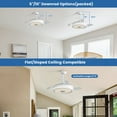 thumbnail image 6 of "Sofucor 42"" Retractable Ceiling Fan with Dimmable Lights, Bluetooth Speaker, Remote Control for Bedroom, Kitchen", 6 of 14